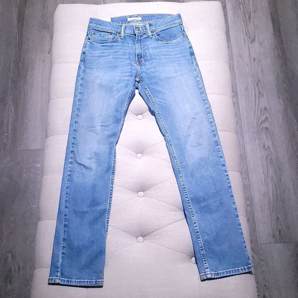 Abercrombie & Fitch Jeans Men's 28x30 Blue Slim Straight Stretch Cotton Denim